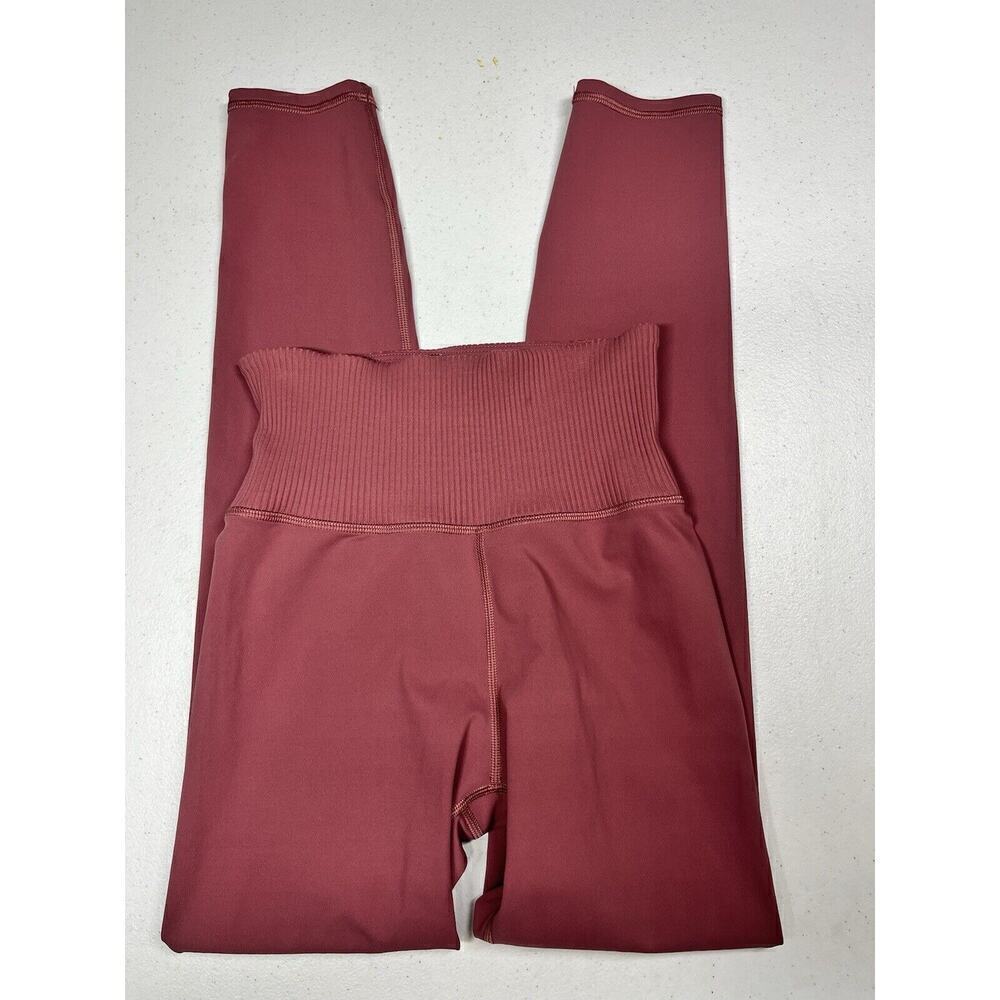 Vuori Women's Rib Studio Legging Size XS Pink READ